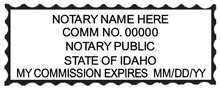 Idaho Notary Stamp