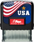 S-853 Self-Inking Stamp USA