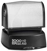 2000 Plus HD-R 40 Pre-Inked Stamp<br>Diameter size: 1-5/8in