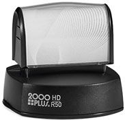 2000 Plus HD-R 50 Pre-Inked Stamp<br>Diameter size: 2in