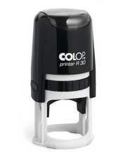Printer R 30 Round Stamp