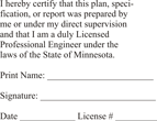 ENG-STAMP-MN - Licensed Professional Engineer (Stamp) - Minnesota<br>ENG-STAMP-MN