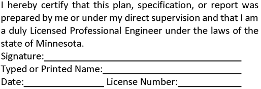 Licensed Professional Engineer - Minnesota<br>ENG-MN