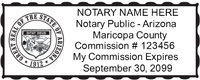 AZ-NOT-1 - Arizona Notary Stamp