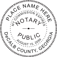 Georgia Notary Seal