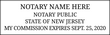 NJ-NOT-1 - New Jersey Notary Stamp