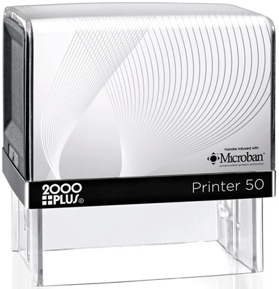 Printer 50 Stamp<br>1-1/4in. x 2-3/4in.